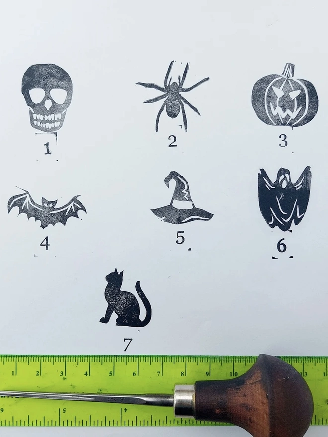 Halloween Ink Stamps