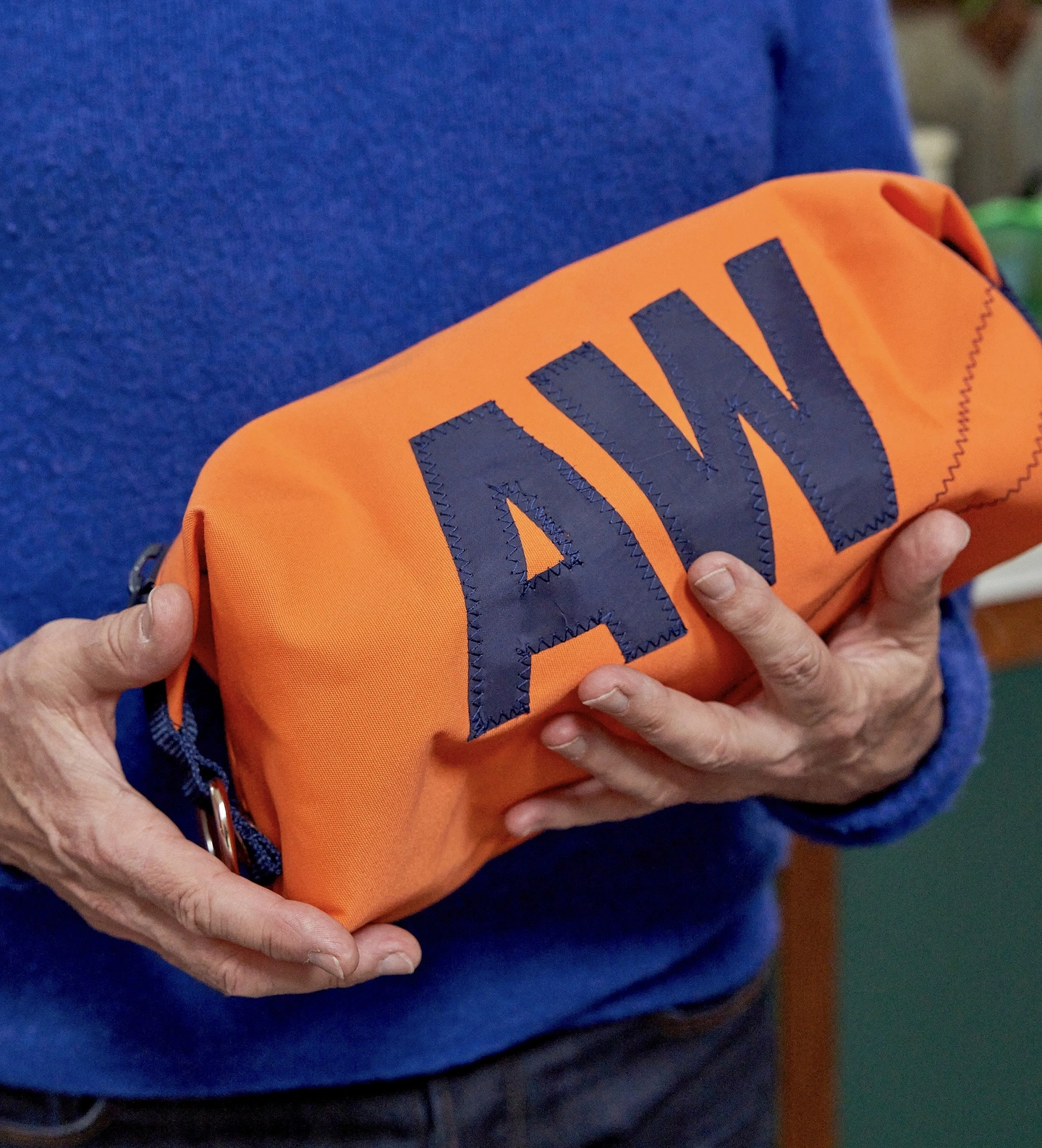 Personalised canvas washbag