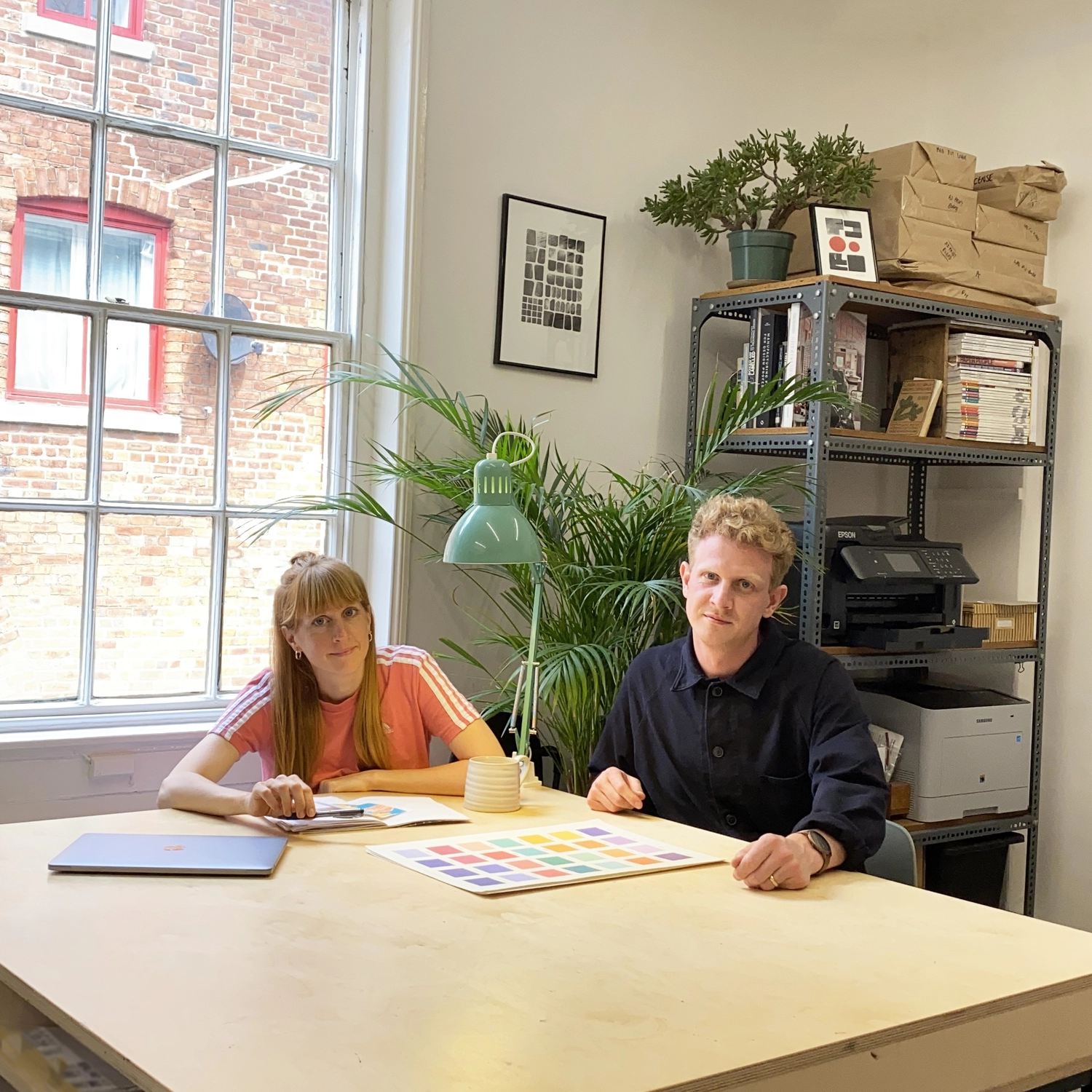 Jake and Freya from Studio Wald in their Leeds studio