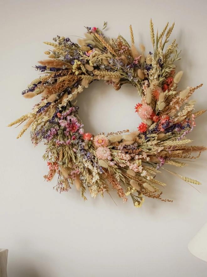 'Cotswold' Everlasting Dried Wreath