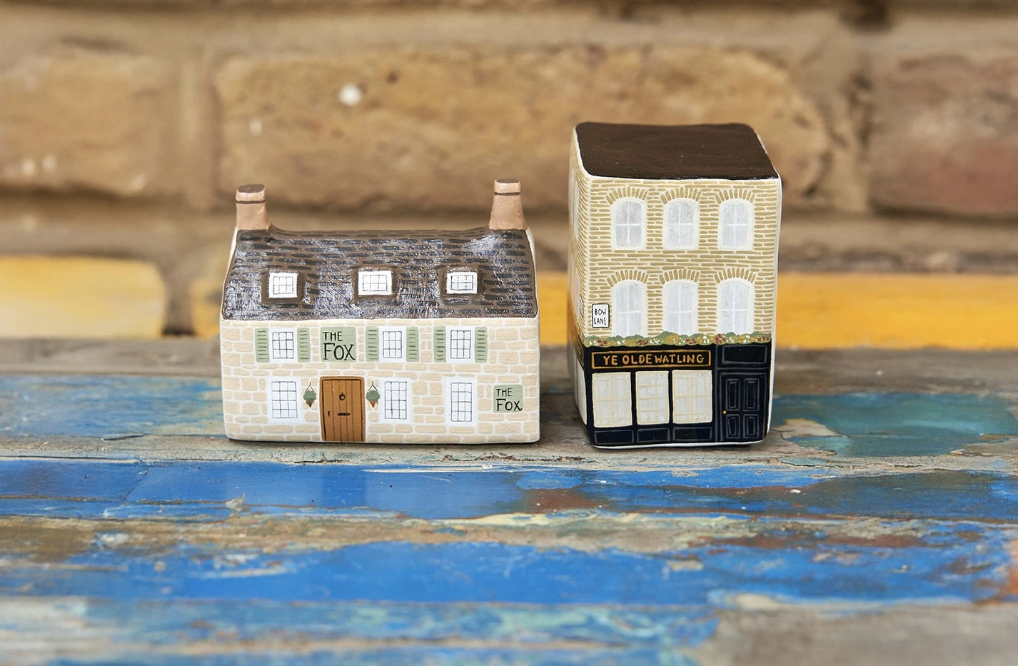 Ceramic customised pub sculptures 