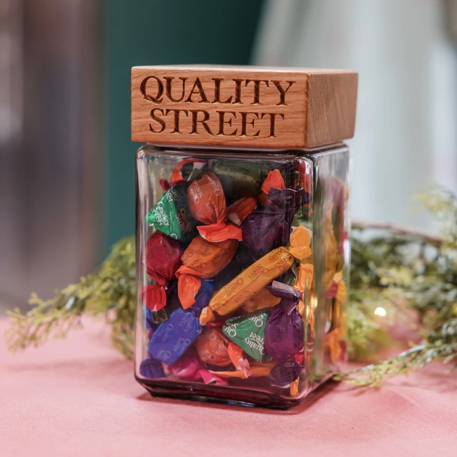 Quality street jar