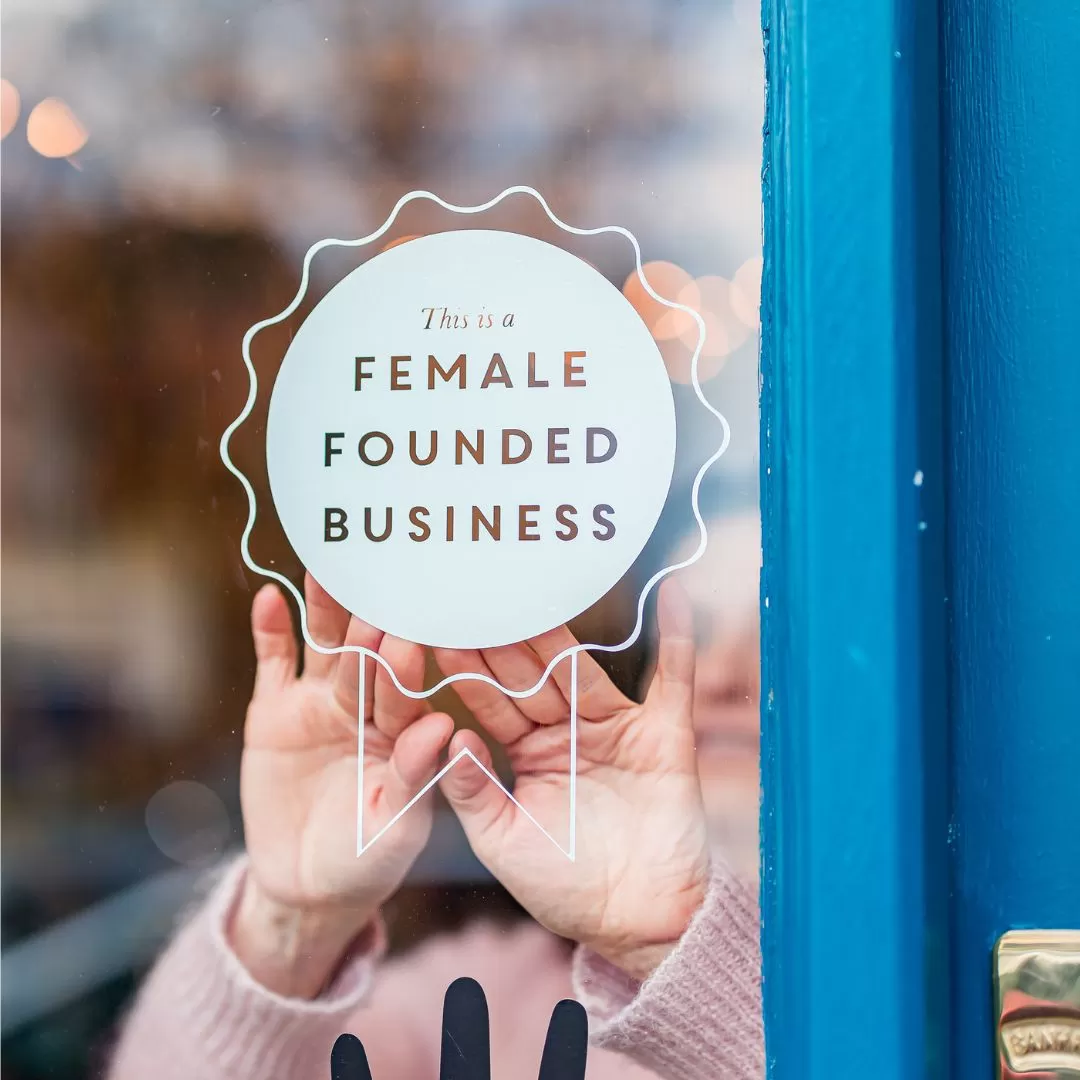 Female Founded sticker