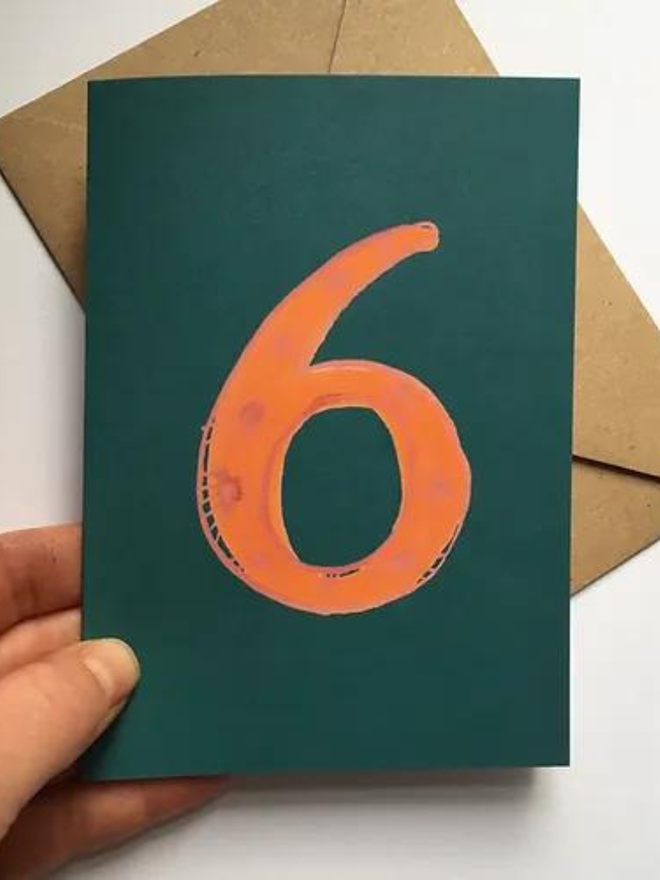 6th Birthday Card