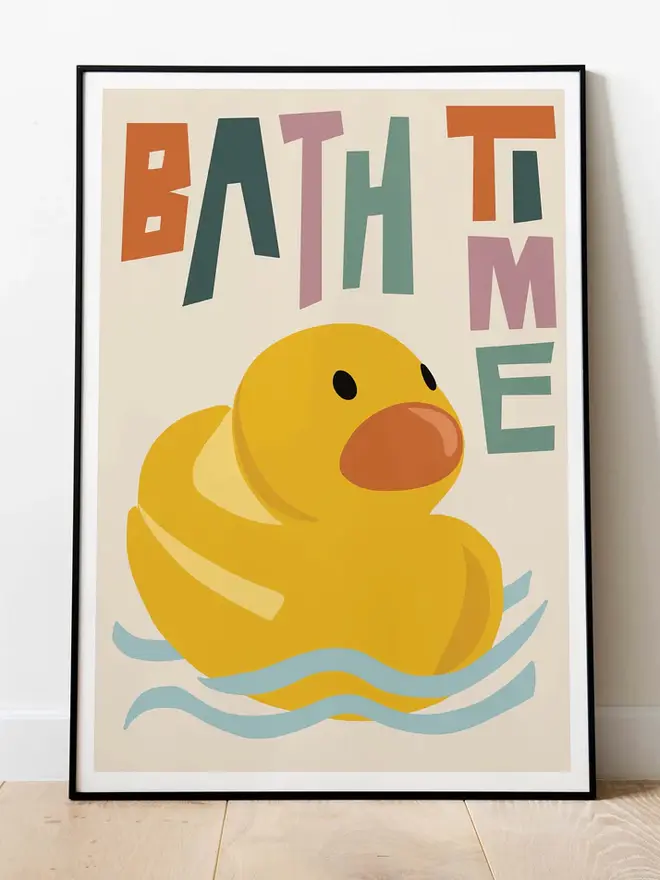 'Bath Time' Bathroom Art Print