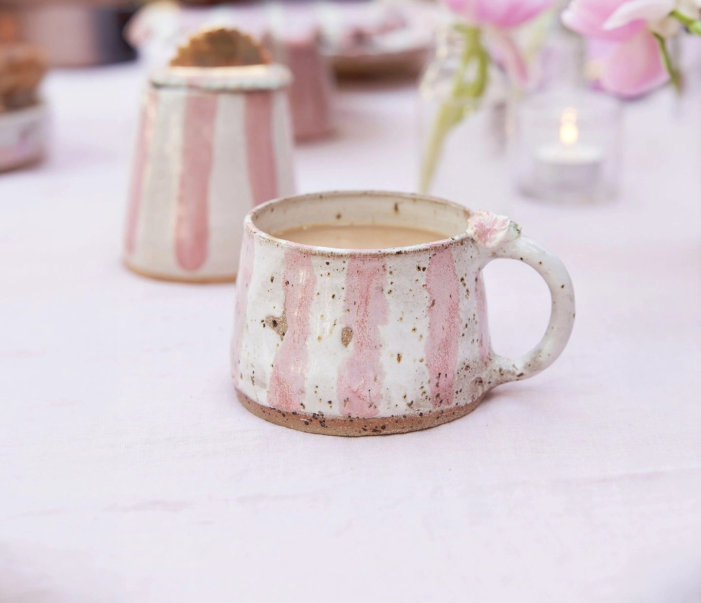 Candy stripe mug