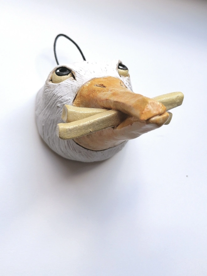 Chippy Gulls Ceramic Sculpture