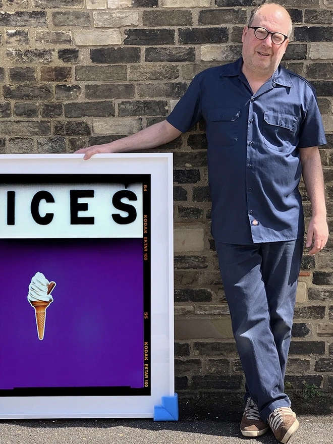 'ICES', Purple, Bexhill on Sea, Colourful Artwork