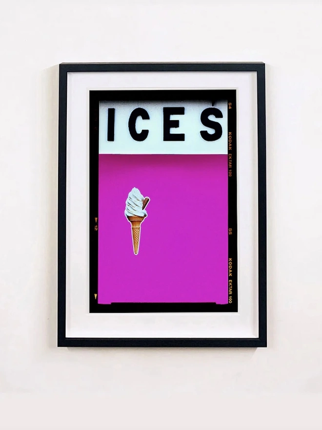 'ICES', Pink, Bexhill on Sea, Colourful Artwork