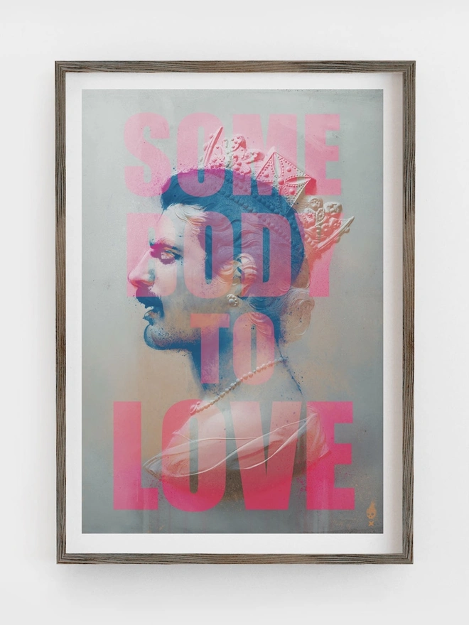 'Somebody to Love' Freddie Mercury Art Print