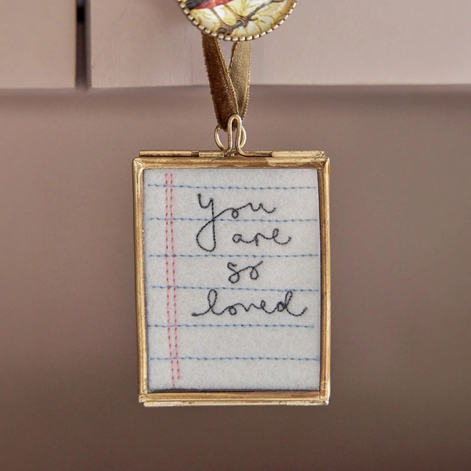 You are so loved hanging decoration