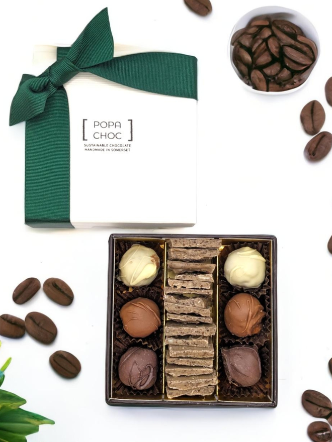 Espresso chocolate collection box