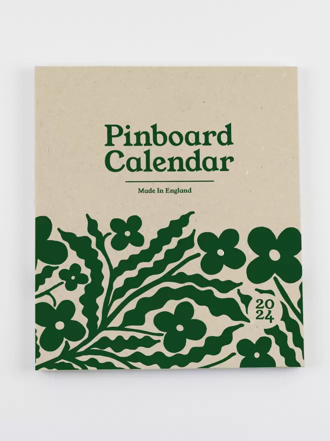 2024 Wall Calendar with Floral Design