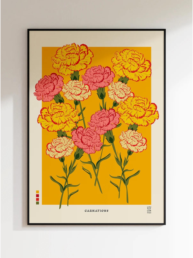 carnations Giclee print