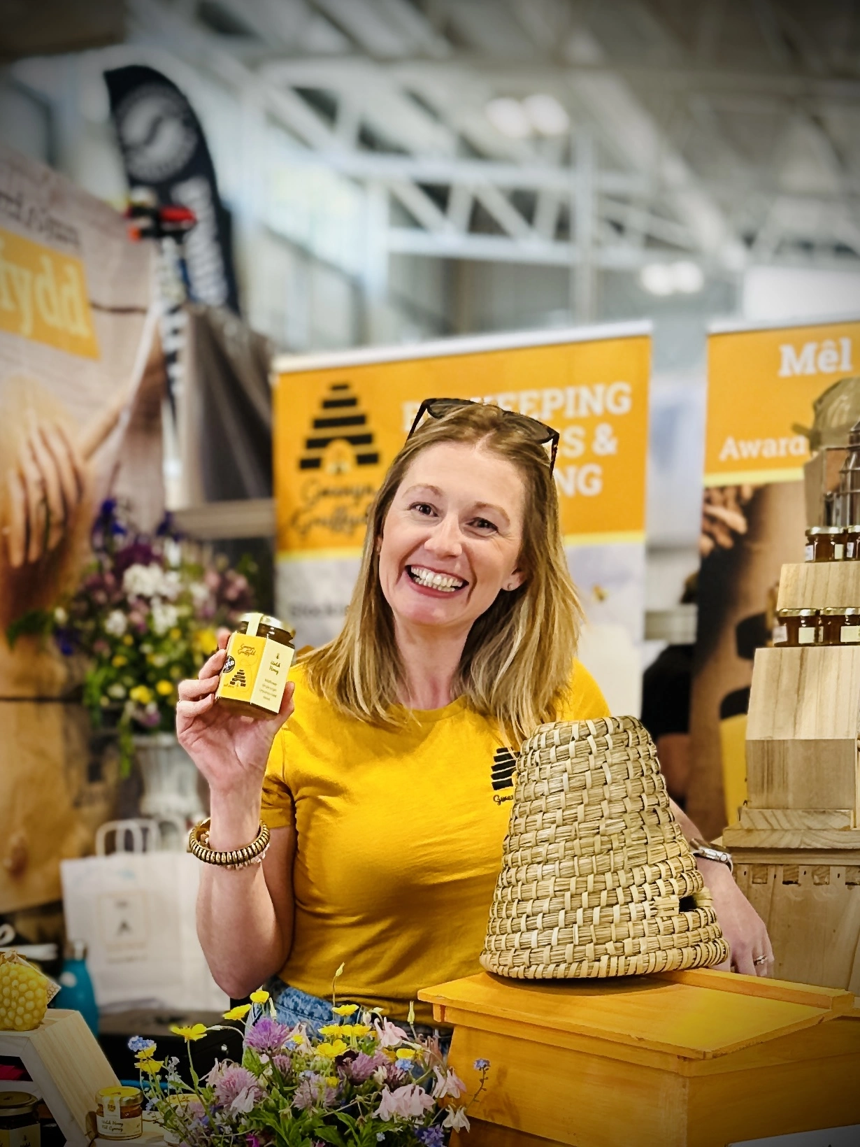 Angharad, Co-Founder of Gwenyn Gruffydd honey