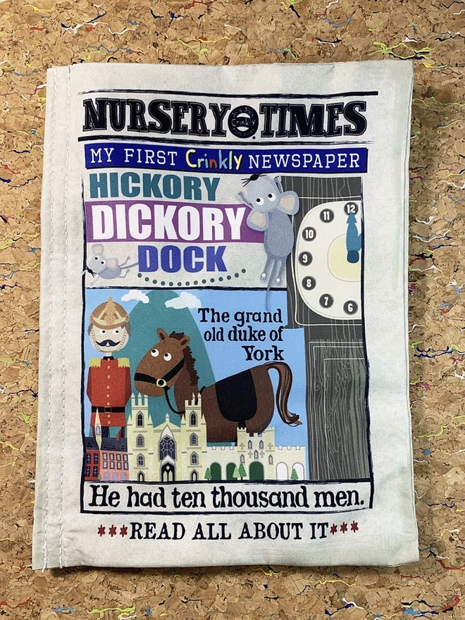 Nursery Rhymes 2 Three Classics Crinkly Newspaper