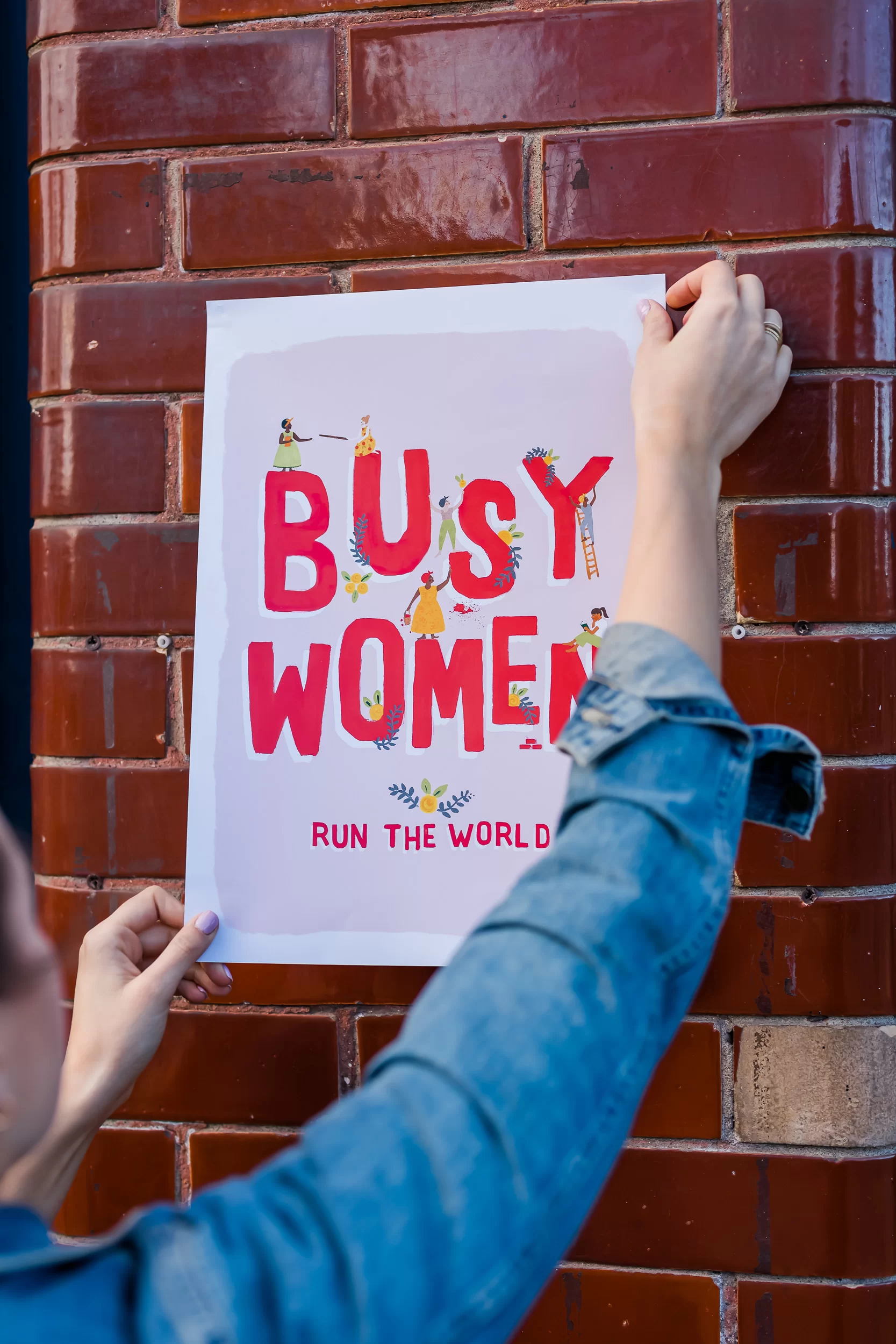 Busy Women print by Jade Fisher