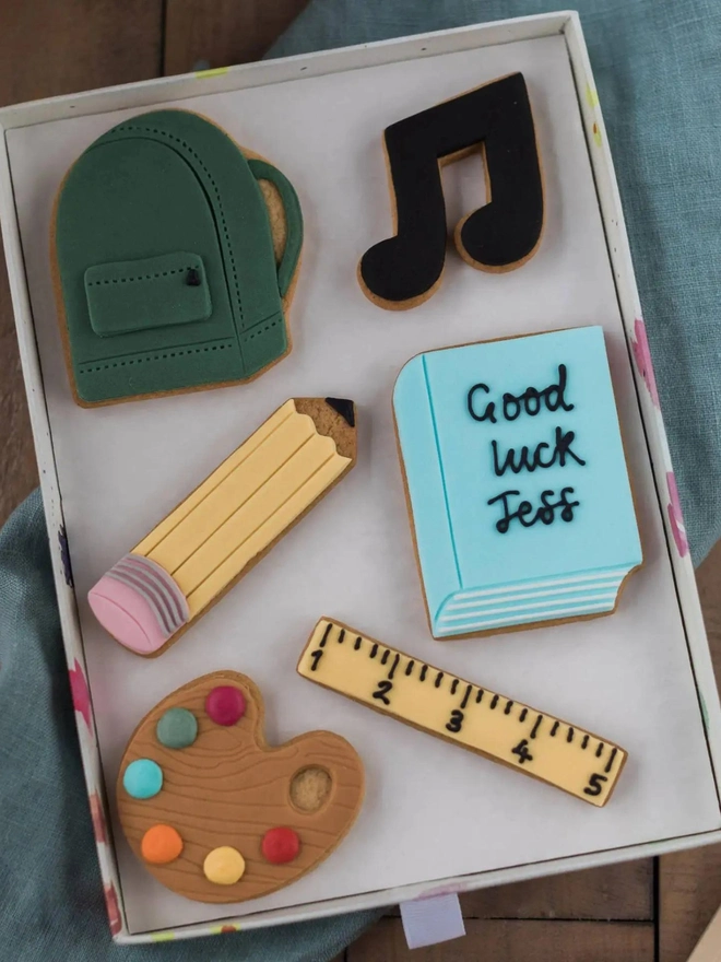 Personalised Thank You Teacher/Back To School Biscuit Gift
