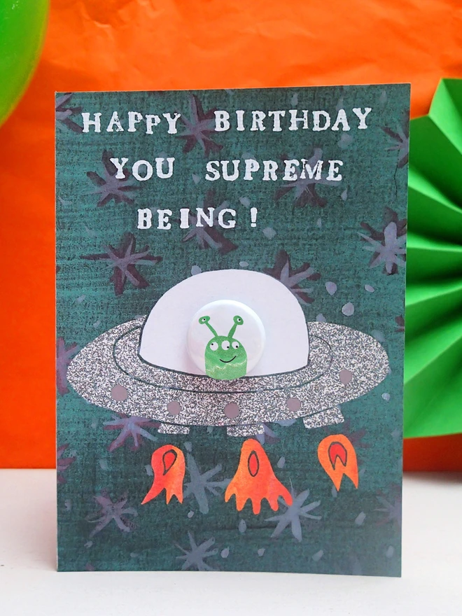 Supreme Being Birthday Card
