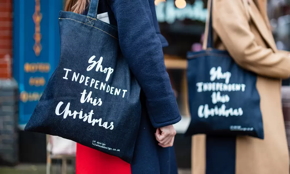 Christmas campaign bag