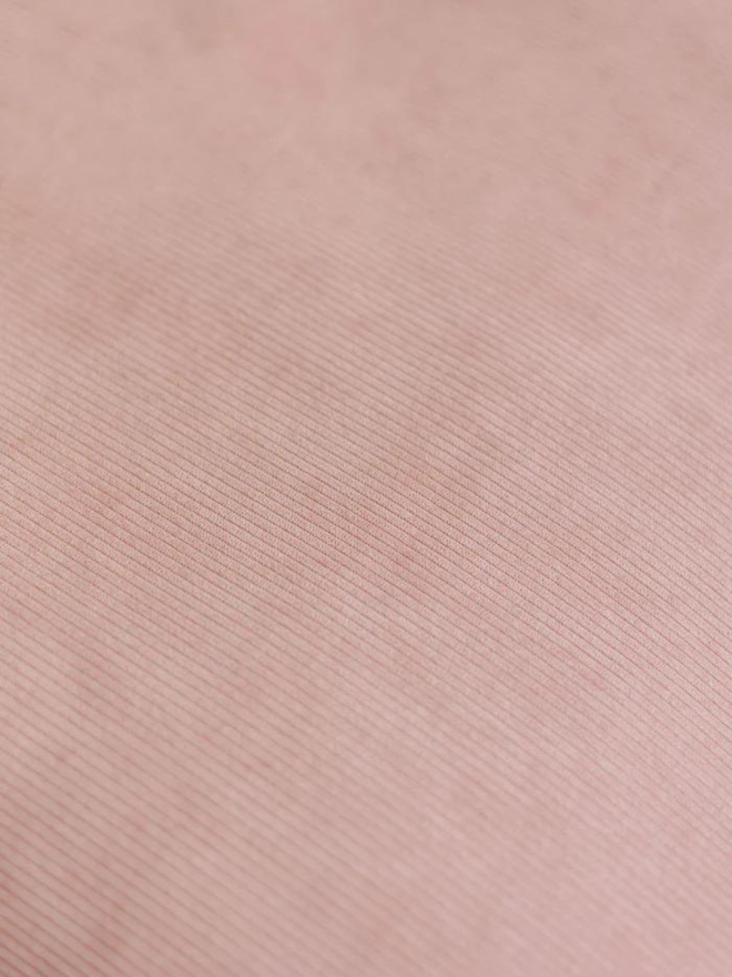 pink corduroy material sample