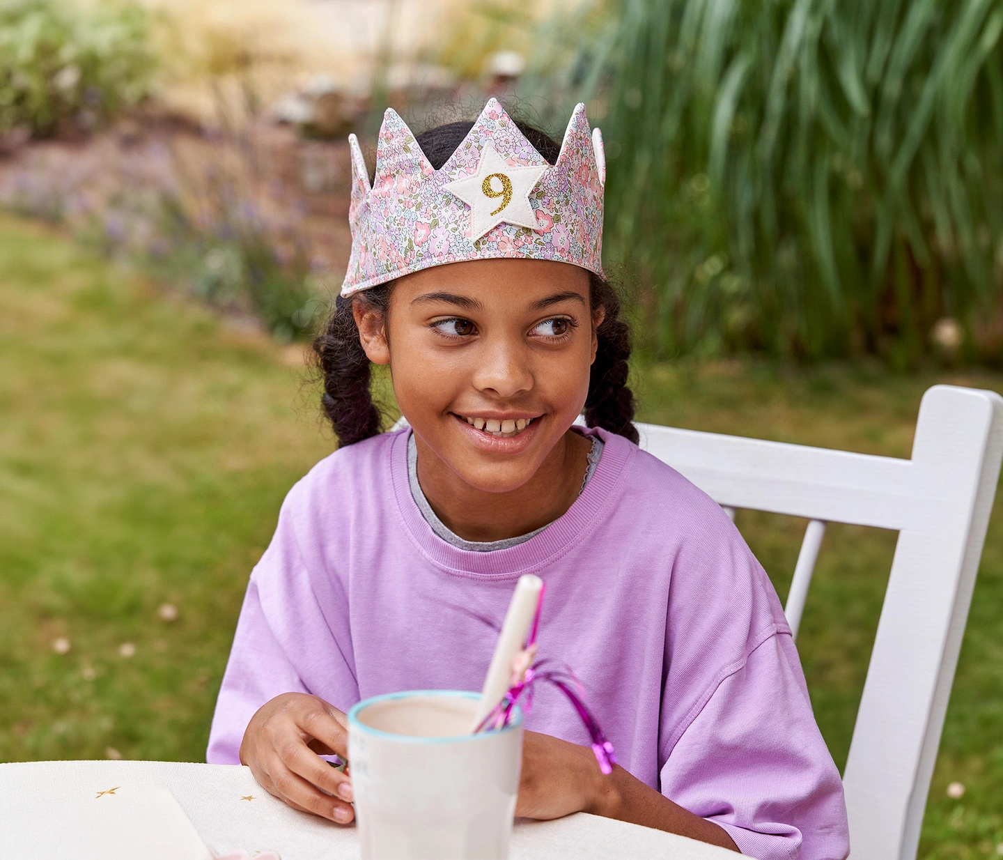 Personalised number liberty birthday hat