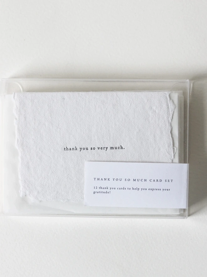 'Thank You So Very Much' Card Set of 12