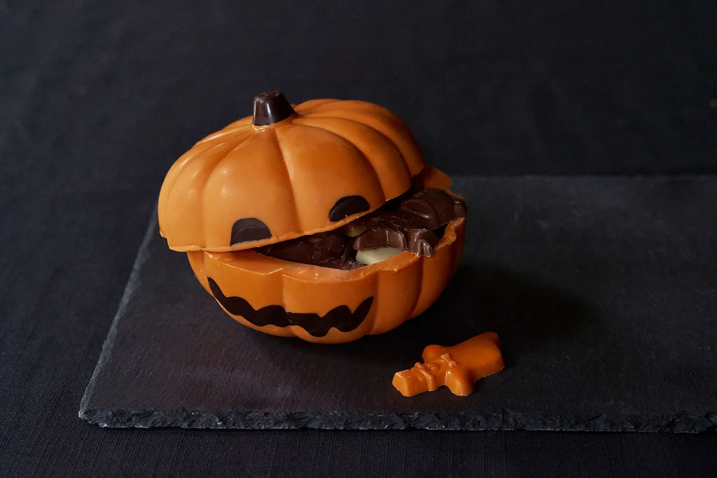 Halloween pumpkin chocolate