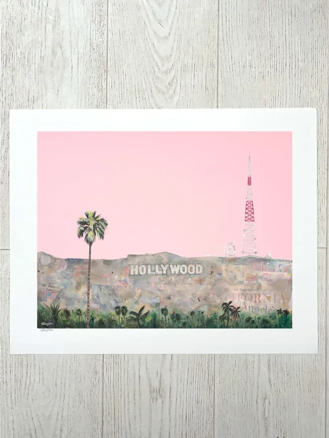 Pink Hollywood Fine Art Print