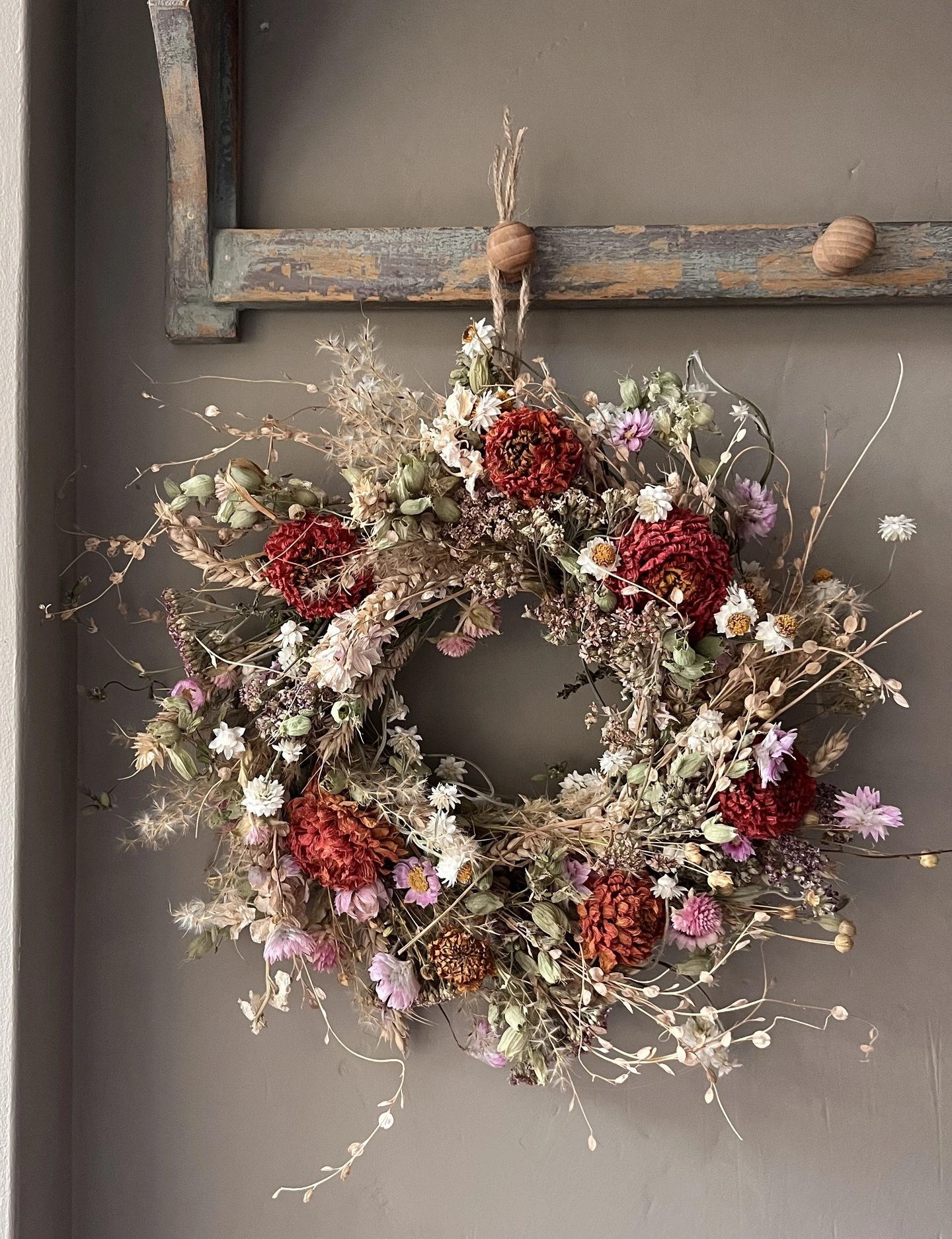Dried wreath