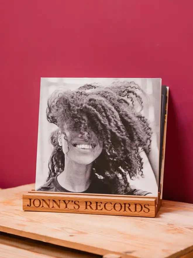 Oak personalised record holder