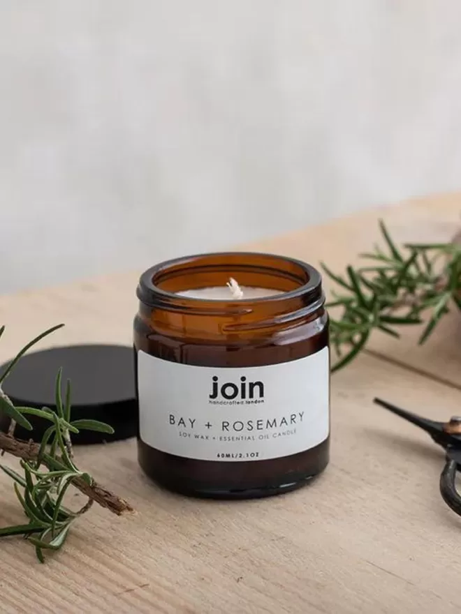Bay & Rosemary - Join Luxury Scented Soy Wax & Essential Oil