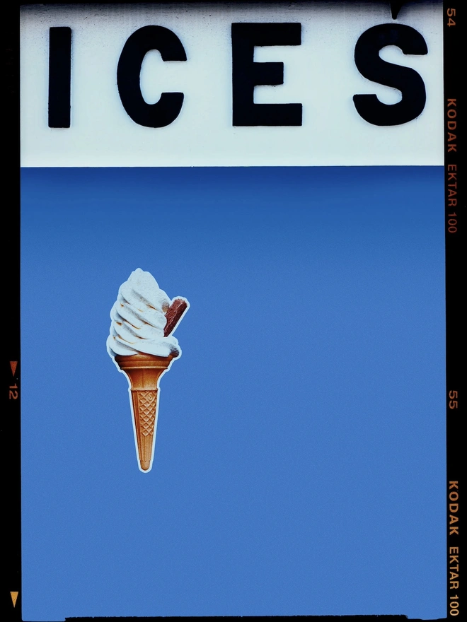 'ICES', Baby Blue, Bexhill on Sea, Colourful Artwork