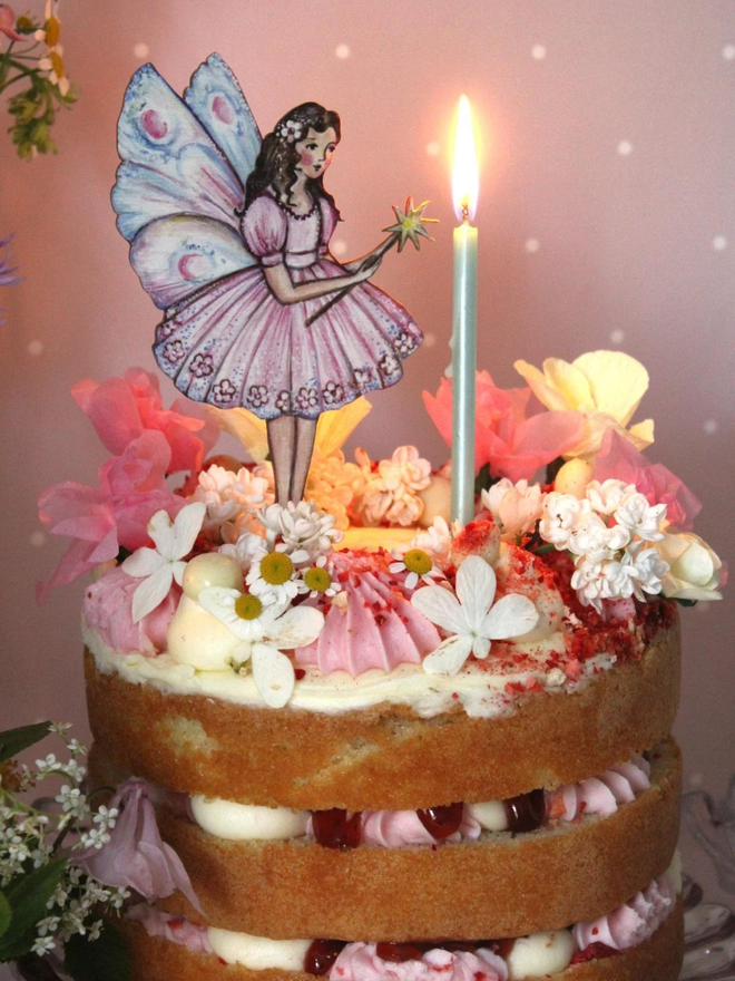 Fairy Magic - Wooden Cake Topper