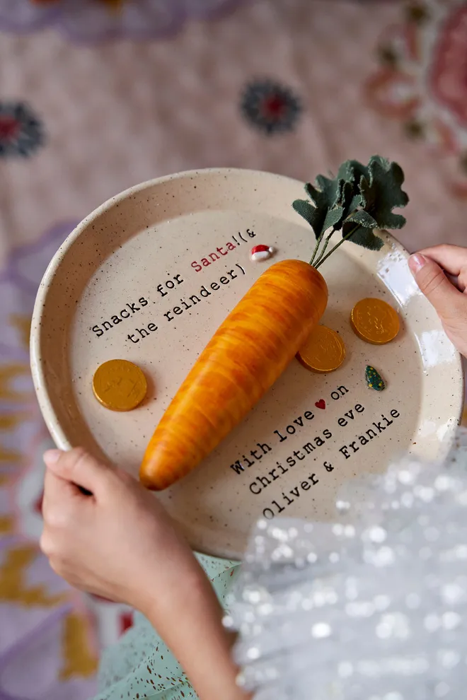Christmas eve plate