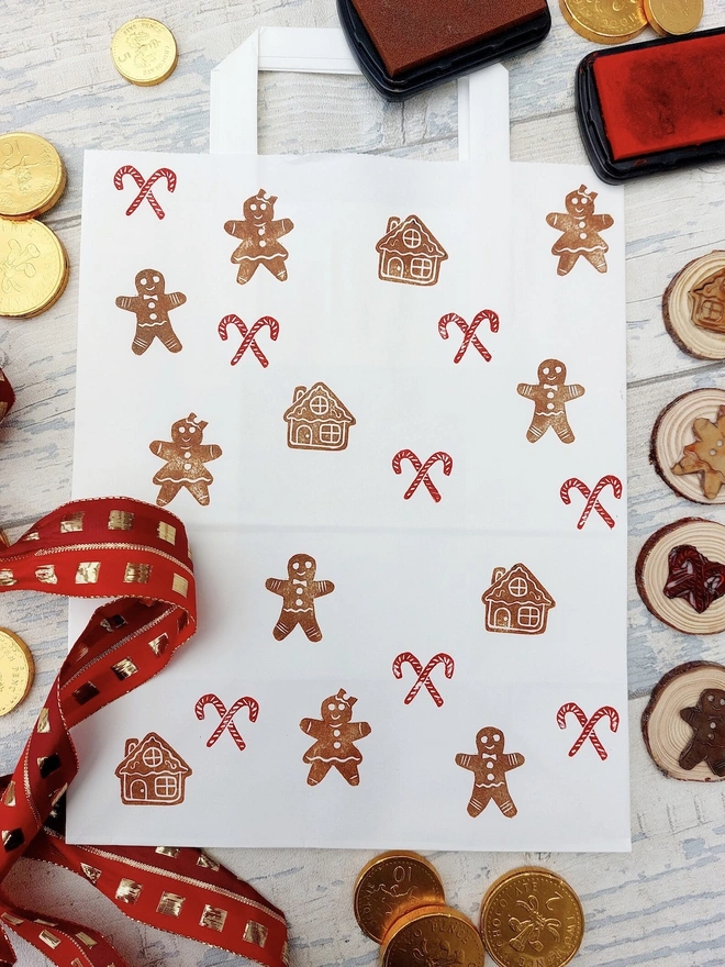 Gingerbread Man Ink Stamp