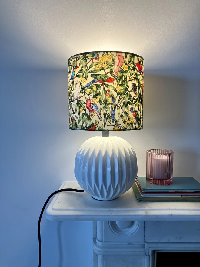 Lampshade, Bedside Lampshade, Maximalist Decor, Home Decor, Drum Lampshade, Table Lampshade, Ceiling Lampshade