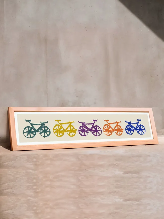 Bicycle Panoramic Art Print