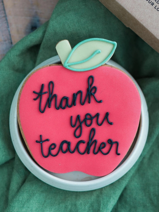 Thank You Teacher Apple Biscuit
