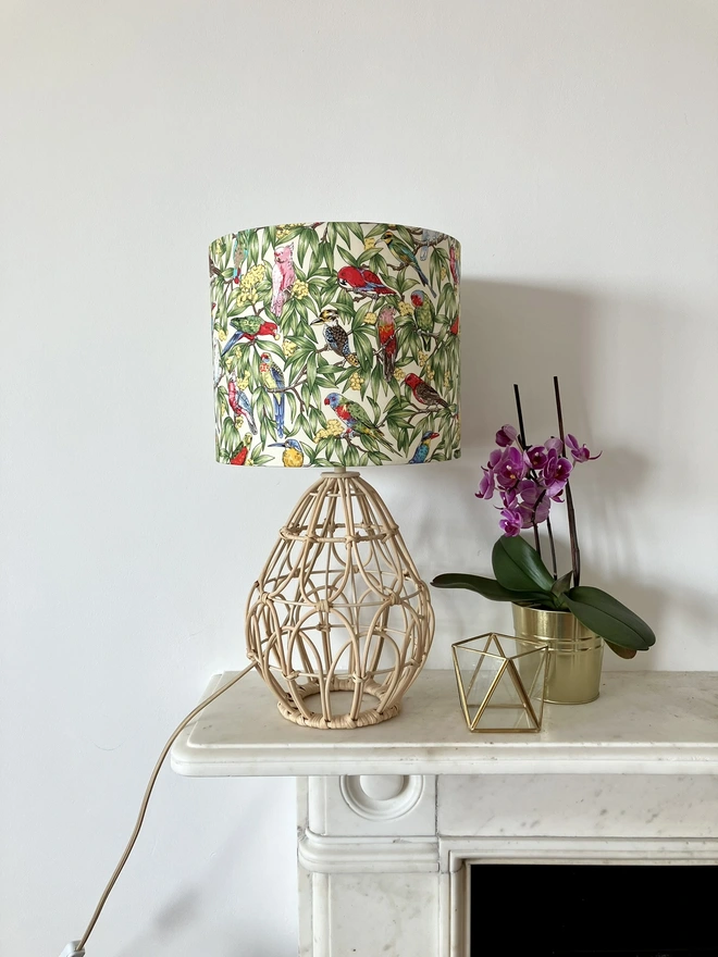 Lampshade, Bedside Lampshade, Maximalist Decor, Home Decor, Drum Lampshade, Table Lampshade, Ceiling Lampshade