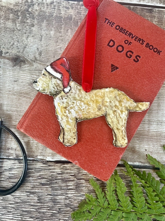 Cockapoo Printed Christmas Decoration