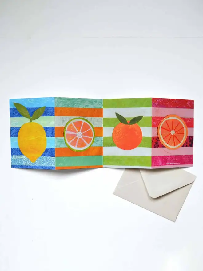 Citrus concertina card