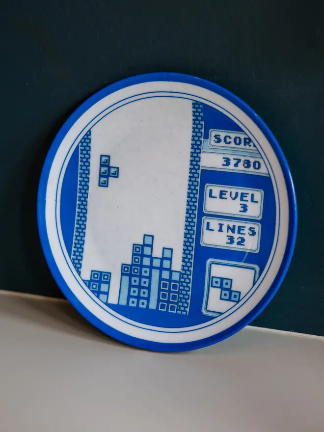 Tetris delft style plate