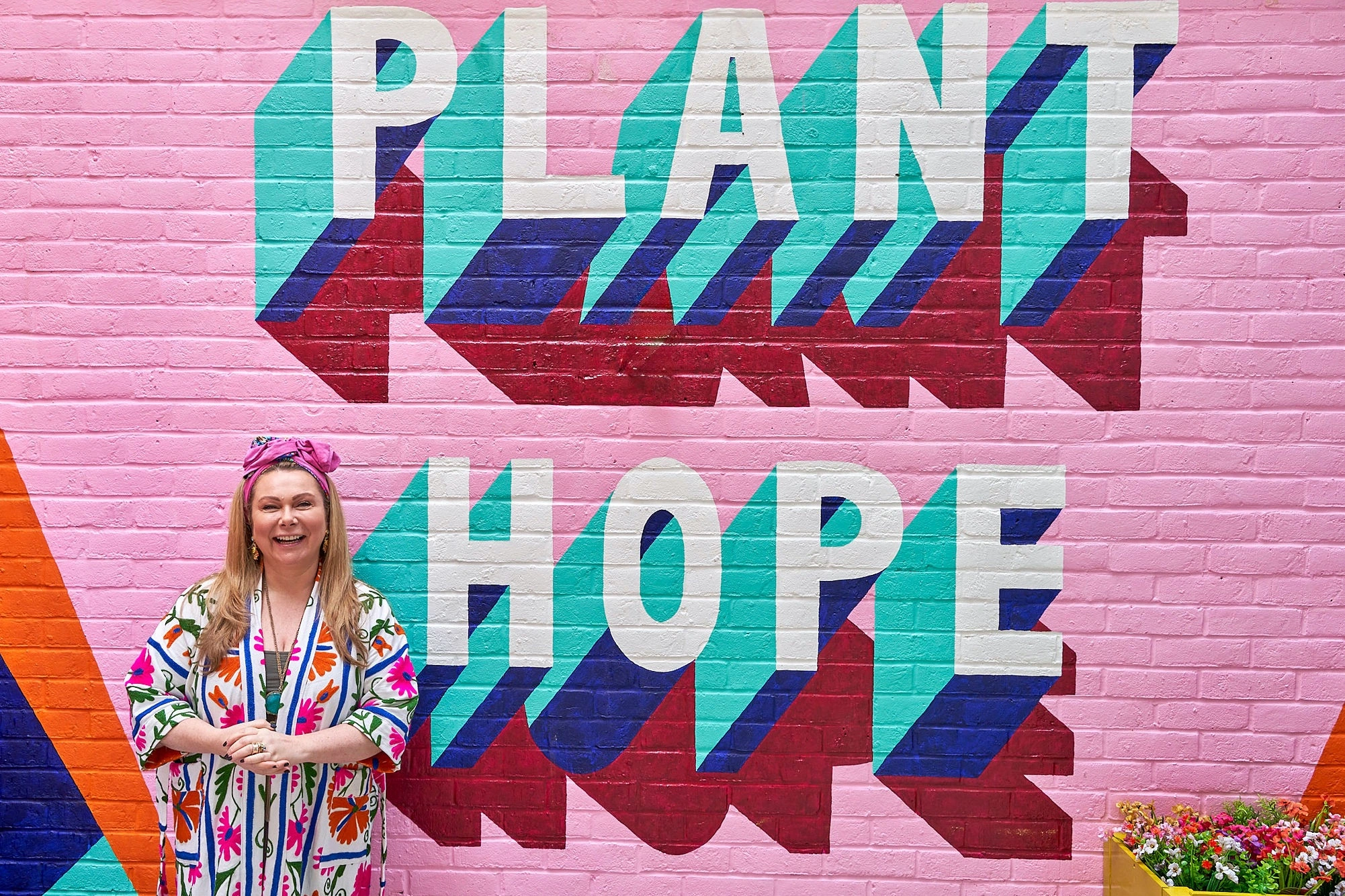 Plant Hope wall mural