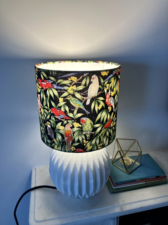 Lampshade, Bedside Lampshade, Maximalist Decor, Home Decor, Drum Lampshade, Table Lampshade, Ceiling Lampshade