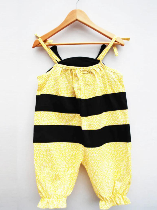 Bumble Bee Baby Romper Costume