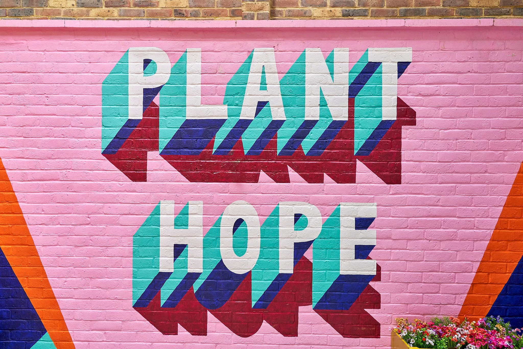 Plant hope wall painting