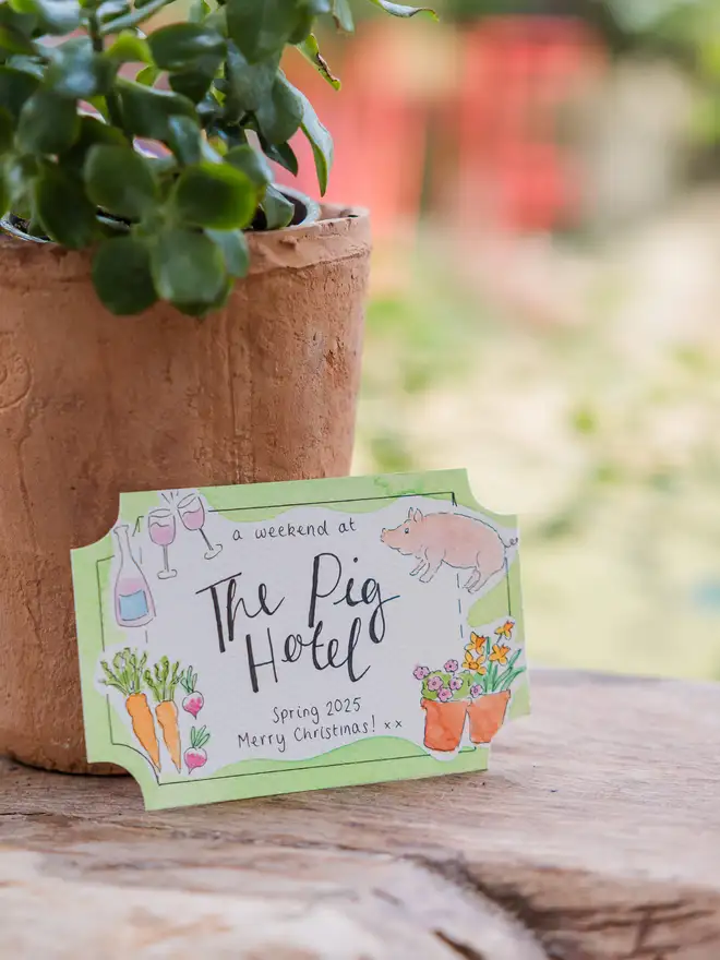 The pig hotel voucher