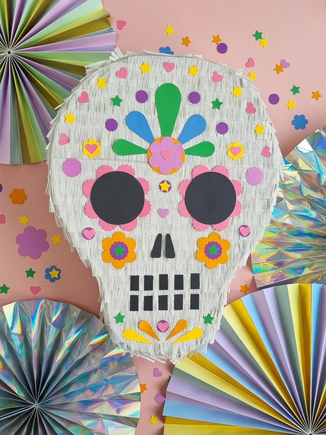 Halloween Sugar Skull Pinata