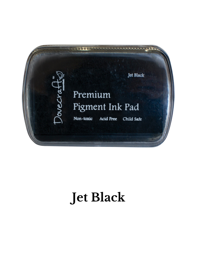 black ink pad